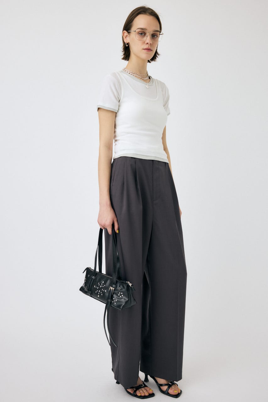 MOUSSY | TUCK トラウザーズ (パンツ ) |SHEL'TTER WEBSTORE