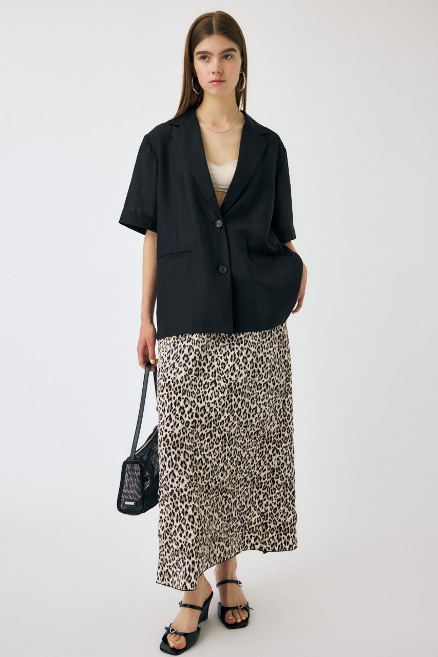 moussy スカート BLACK BY MOUSSY | front zip skirt (スカート ) |SHEL'TTER