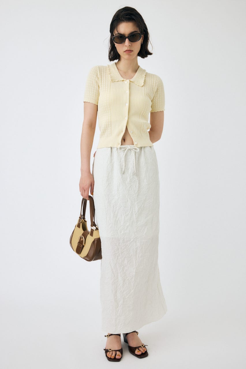 MOUSSY | CRINKLED SATIN スカート (スカート(ロング) ) |SHEL
