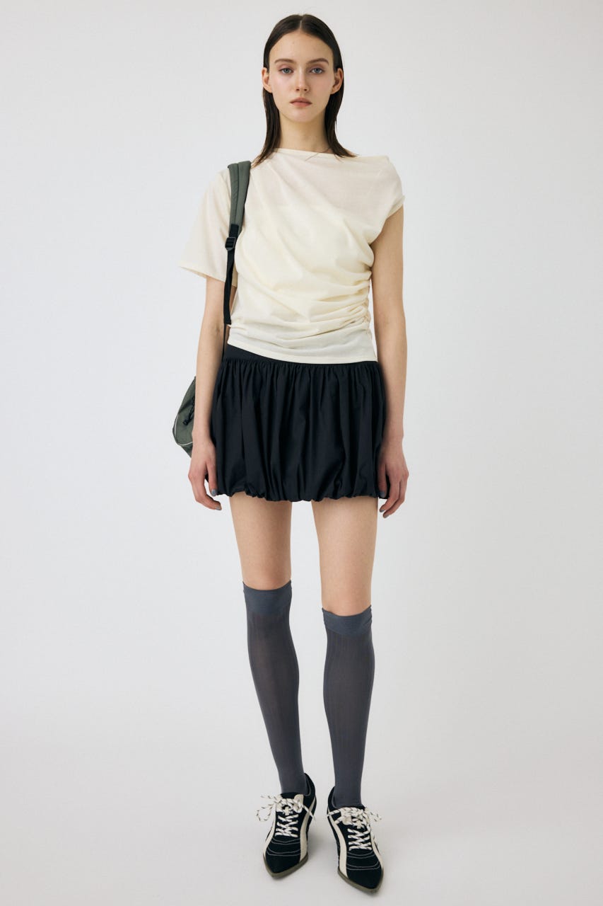 BALLOON MINI スカート BLK 1