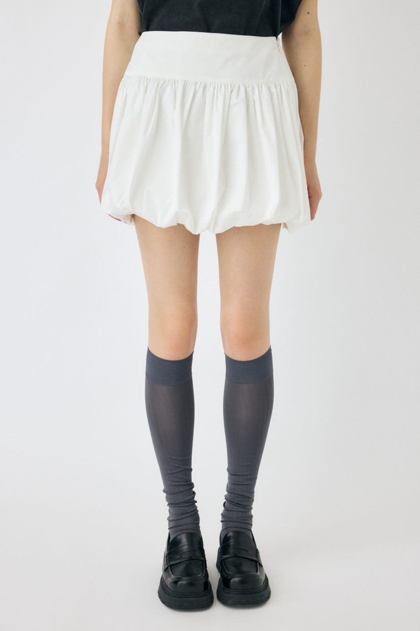 BALLOON MINI スカート O/WHT 1