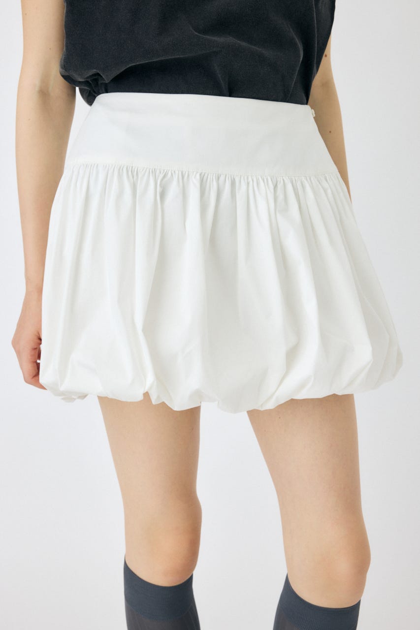 BALLOON MINI スカート O/WHT 1