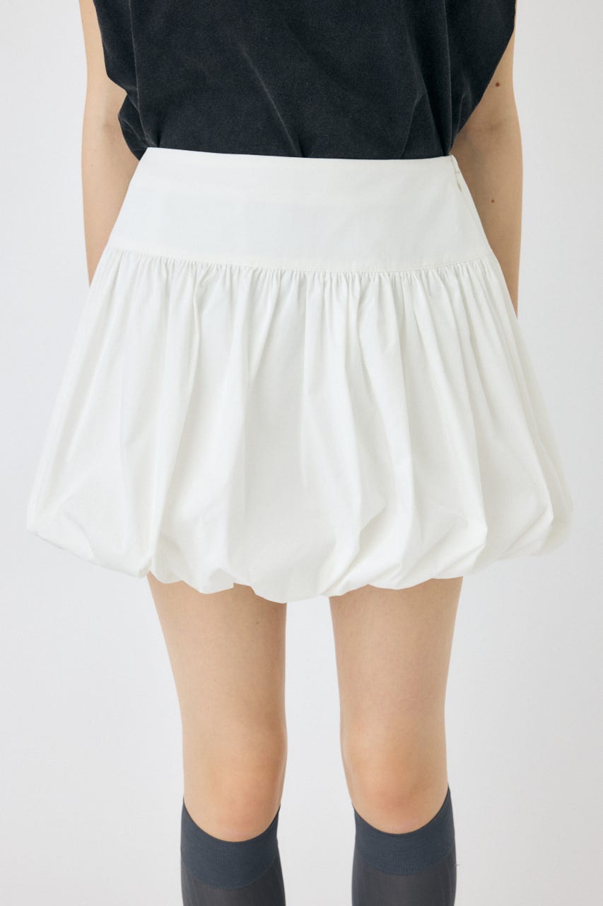 BALLOON MINI スカート O/WHT 1