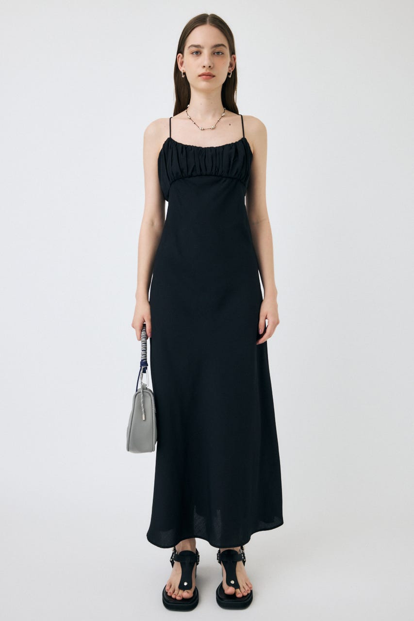 MOUSSY | DRAWSTRING STRAP SLIP ドレス (ワンピース(ロング