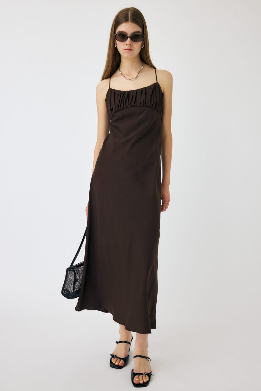 STUD　スタッド　ドレスワンピース セール】【STUDIOUS/ステュディオス】PIN TUCK VOLIME SLEEVE