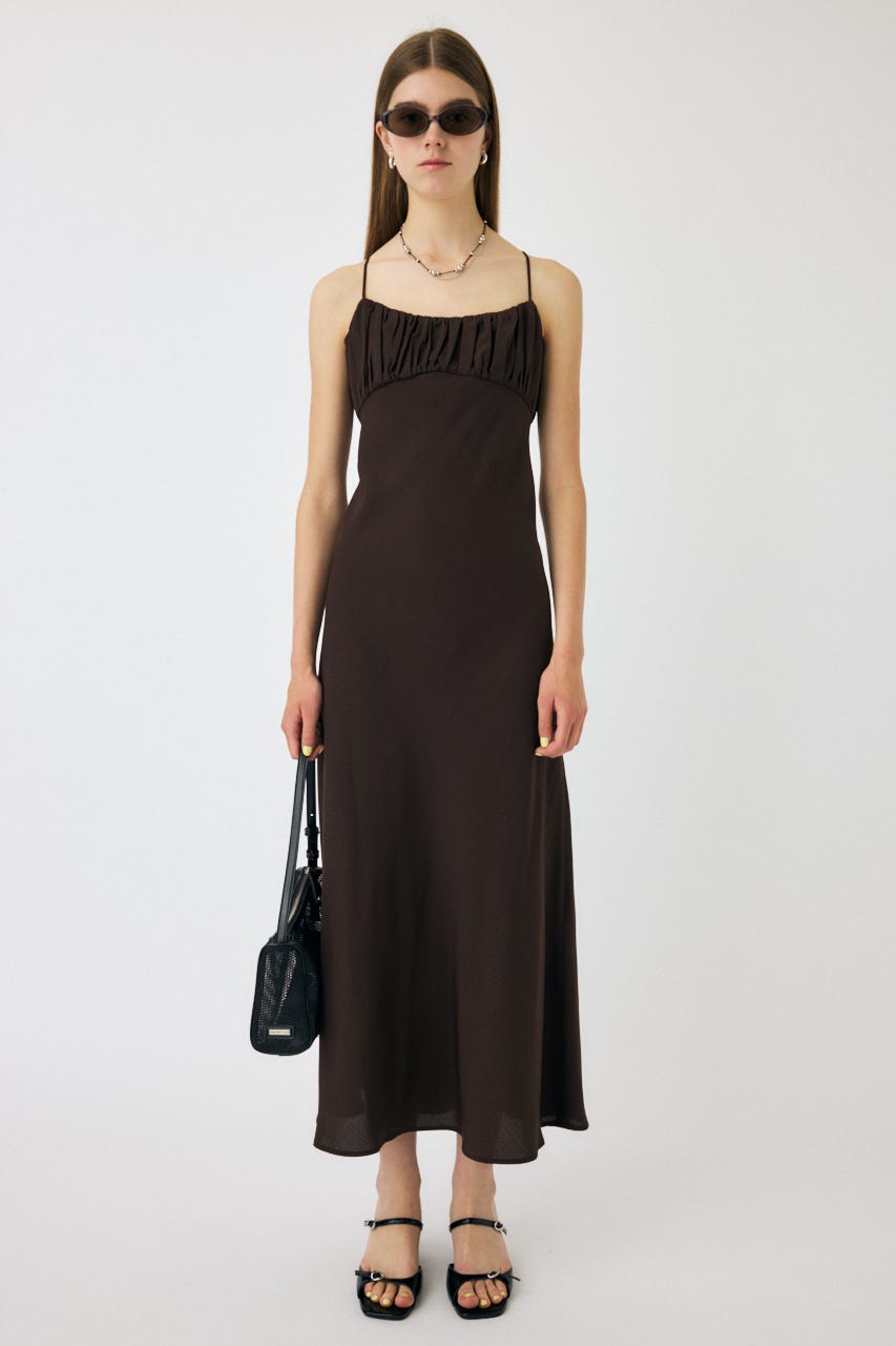 MOUSSY | CHIFFON MELLOW マキシドレス (ワンピース(ロング