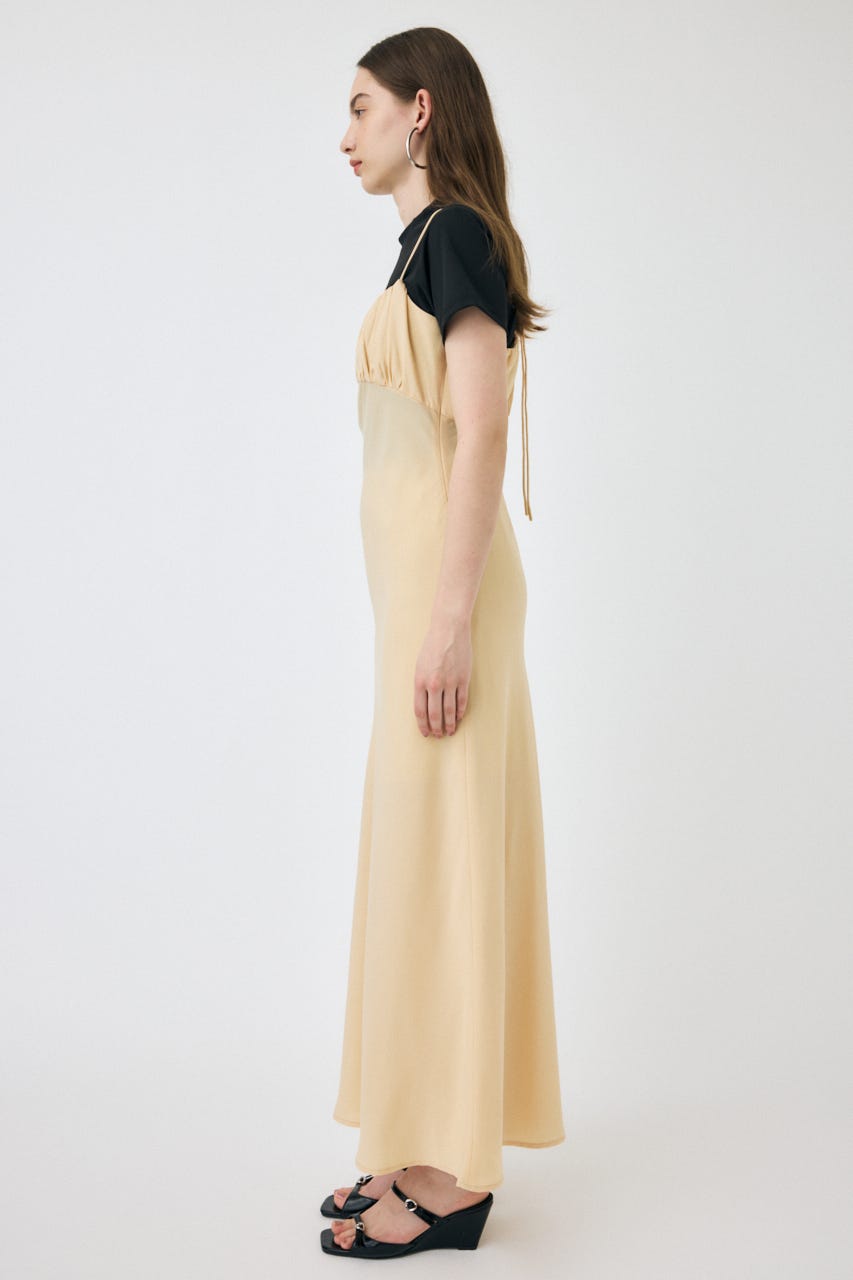 MOUSSY | DRAWSTRING STRAP SLIP ドレス (ワンピース(ロング