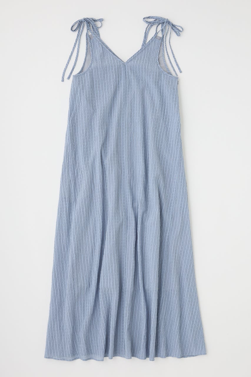 MOUSSY | SHEER GINGHAM キャミドレス (ワンピース(ロング