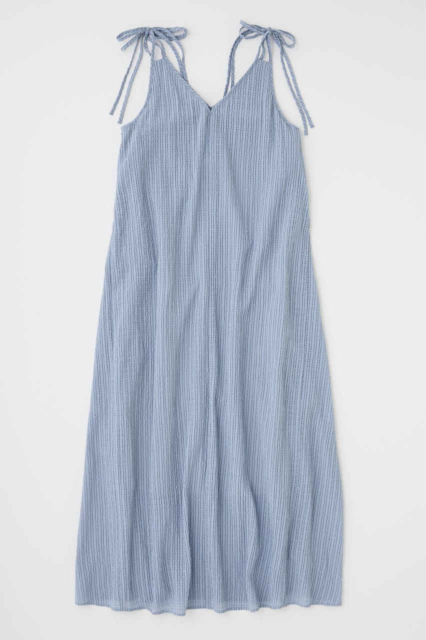 MOUSSY | SHEER GINGHAM キャミドレス (ワンピース(ロング