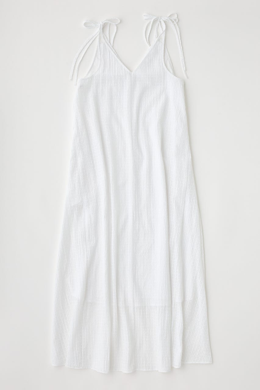 MOUSSY | SHEER GINGHAM キャミドレス (ワンピース(ロング