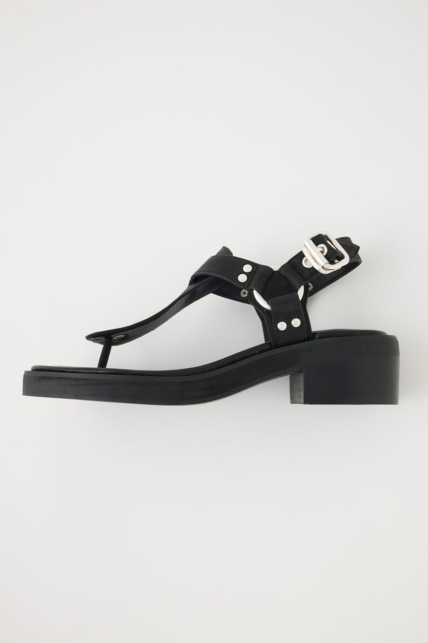 MOUSSY | CHUNK HEEL THONG サンダル (サンダル ) |SHEL'TTER