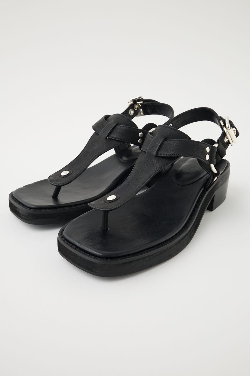 MOUSSY | CHUNK HEEL THONG サンダル (サンダル ) |SHEL'TTER