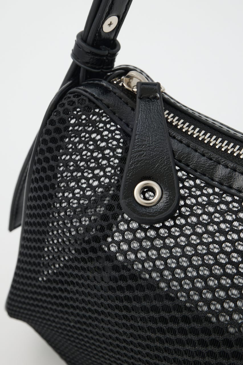 MESH ONE ショルダーバッグ BLK FREE