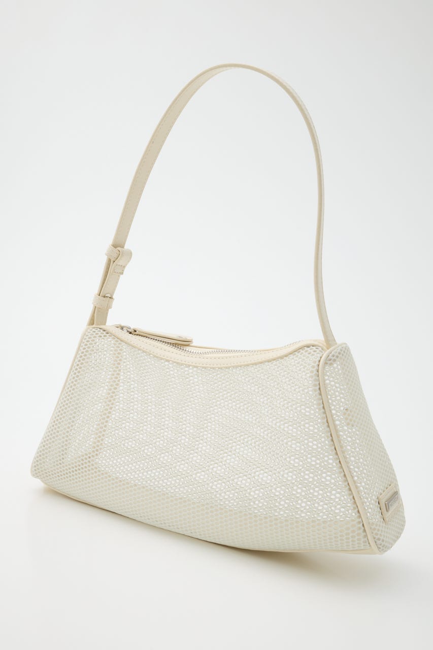 MESH ONE ショルダーバッグ ECRU FREE
