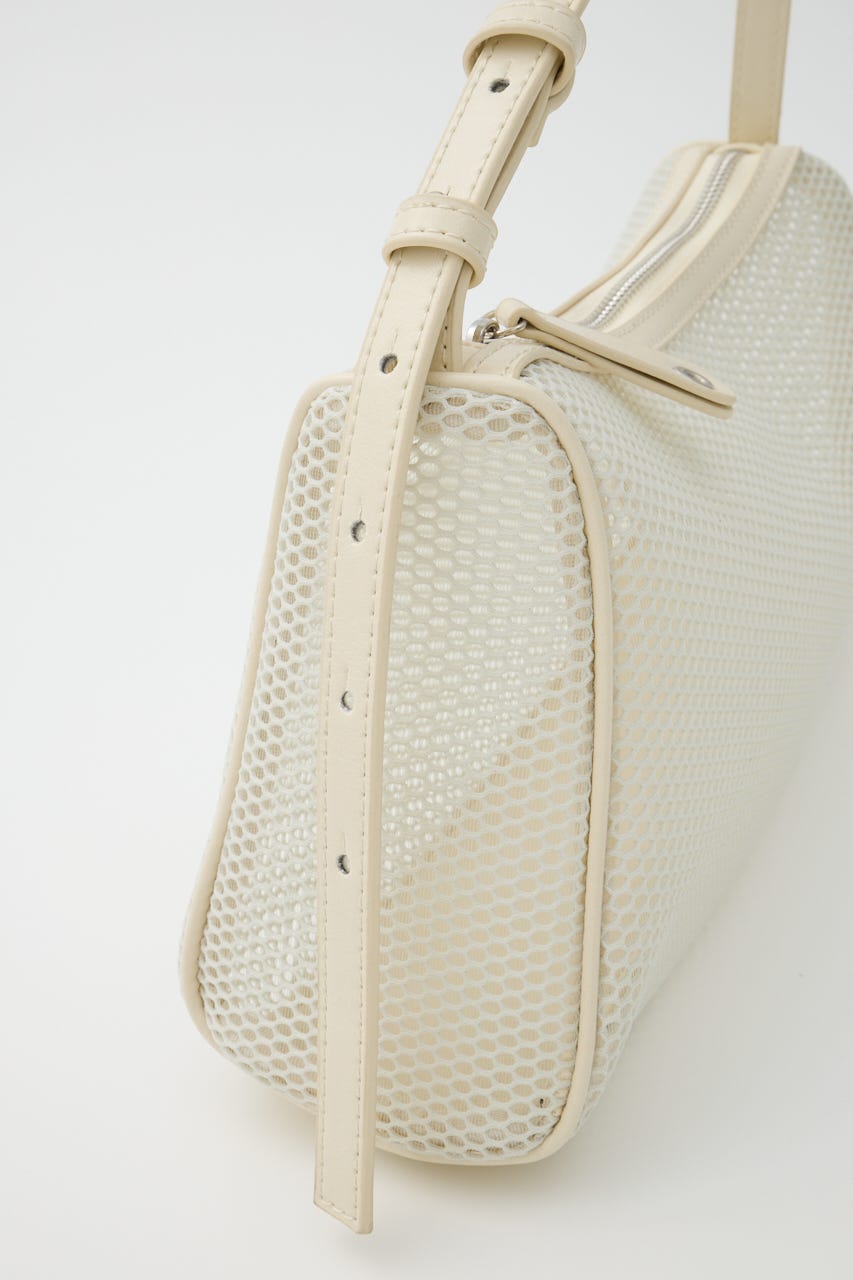 MESH ONE ショルダーバッグ ECRU FREE