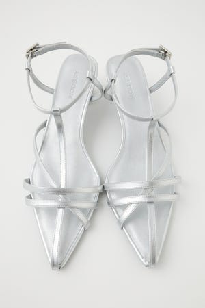 メーカー直売 - 人気ランキング MOUSSY | |SHEL'TTER ) (サンダル サンダル STRAP CROSS POINTED 靴