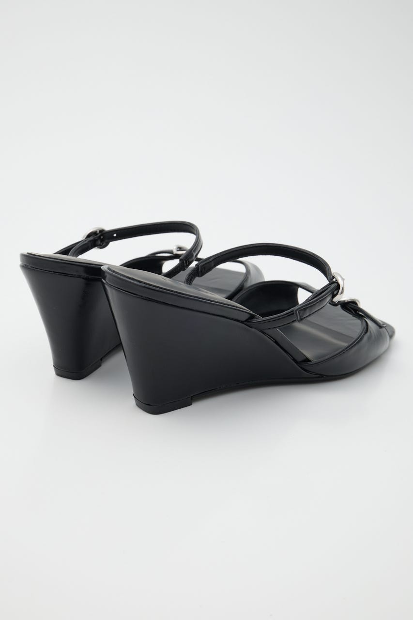 芸能人愛用のおすすめ最新情報 MOUSSY | DOUBLE BELTED WEDGE サンダル (その他シューズ 靴