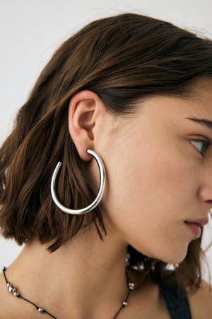 MOUSSY | PHAT CIRCLE イヤリング (ピアス・イヤリング ) |SHEL