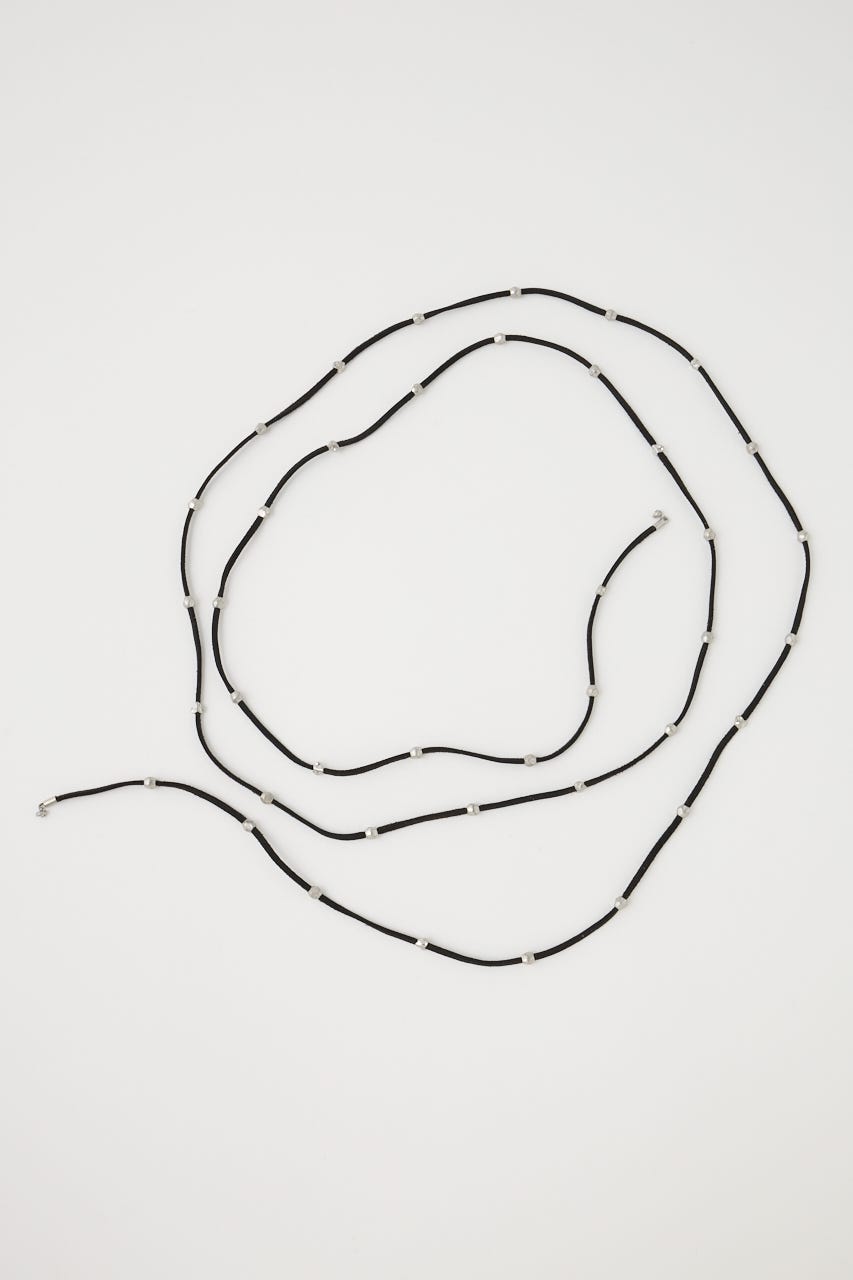 BEADED F/SUEDE チョーカー BLK FREE