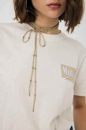 BEADED F/SUEDE チョーカー