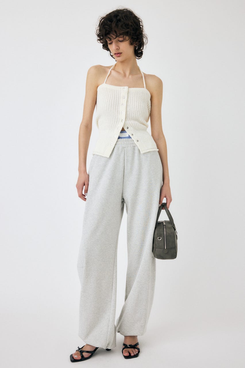moussy FRONT BUTTON ニットキャミ　ネット完売 MOUSSY | FRONT BUTTON ニットキャミ (キャミソール ) |SHEL