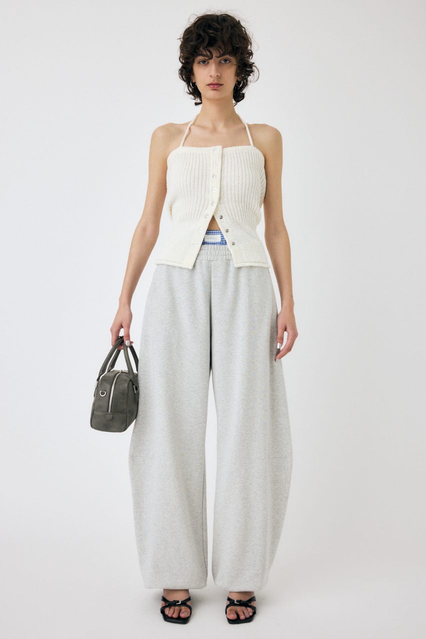 MOUSSY | FRONT BUTTON ニットキャミ (キャミソール ) |SHEL