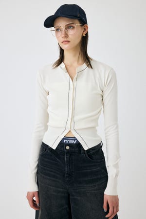 square neck デニム　ビスチェ MOUSSY | SQUARE NECK デニム ビスチェ (シャツ・ブラウス