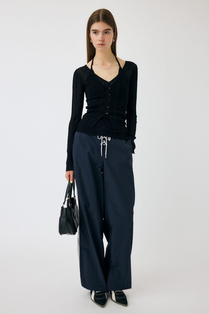 カーディガン SHEER CABLE カーディガン レディース MOUSSY | SHEER CABLE カーディガン (カーディガン ) |SHEL'TTER