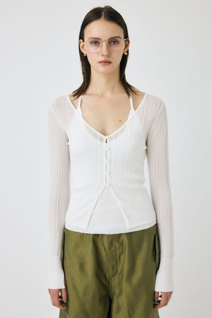 moussy ニットキャミ　9000→8200値下げ済み moussy ニットキャミ 9000→8200値下げ済み MOUSSY | SQUARE
