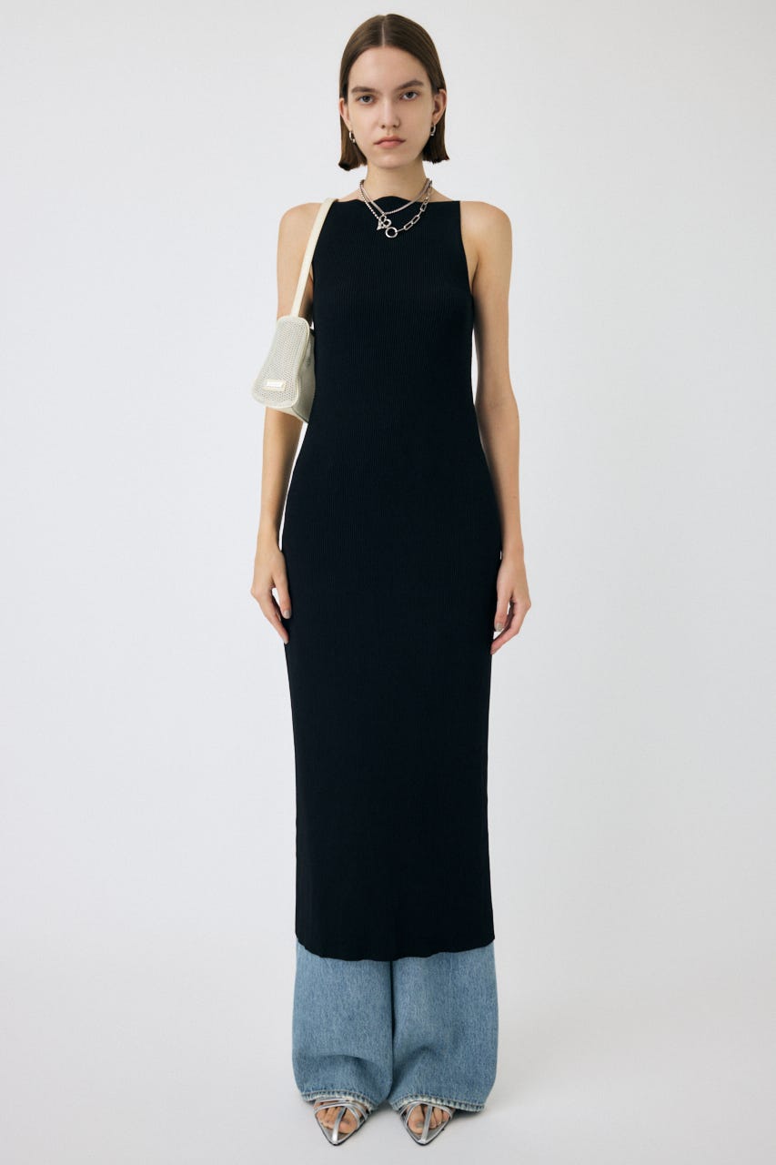 HORIZON NECK キャミドレス MOUSSY HORIZON NECK キャミドレス RED -ファッション通販