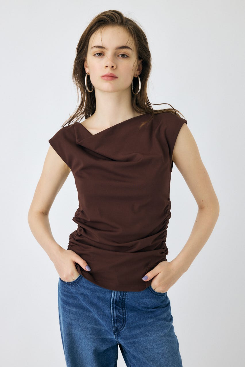 MOUSSY | COWL NECK N/S トップス (タンクトップ ) |SHEL'TTER