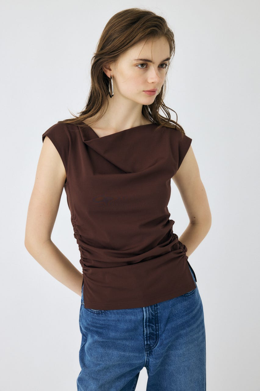 MOUSSY | COWL NECK N/S トップス (タンクトップ ) |SHEL'TTER