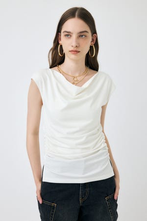MOUSSY | NARROWED HEM コクーンストレート (ワイド ) |SHEL