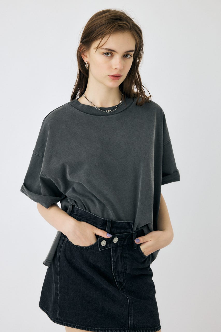 MOUSSY | OVERSIZED TEE (Tシャツ・カットソー(半袖) ) |SHEL
