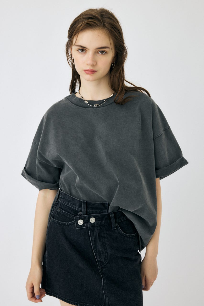 MOUSSY | OVERSIZED TEE (Tシャツ・カットソー(半袖) ) |SHEL