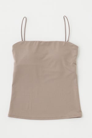 BACK SHEER カップインキャミ