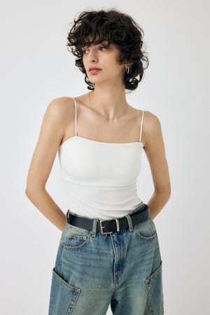 MOUSSY HALTER KNIT キャミ キャミソール レッド セットアップ対応】HALTER KNIT キャミソール（キャミソール