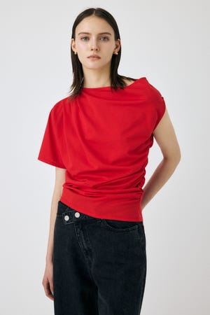 MOUSSY | ONE SHOULDER シアー TEE (Tシャツ・カットソー(半袖