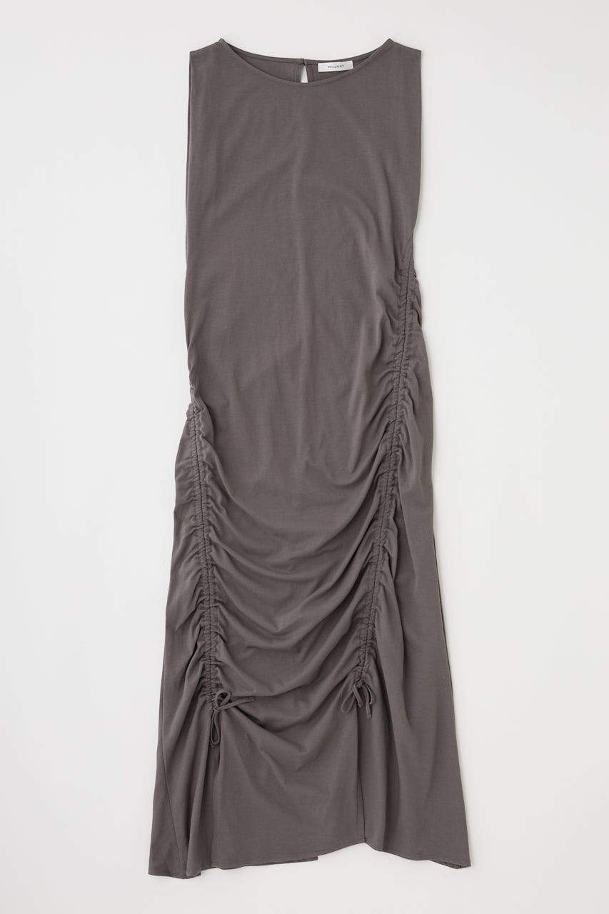 MOUSSY　美品　SLEEVELESS KNIT ドレス　ギャザー調整可 MOUSSY 美品 SLEEVELESS KNIT ドレス ギャザー調整可 - メルカリ