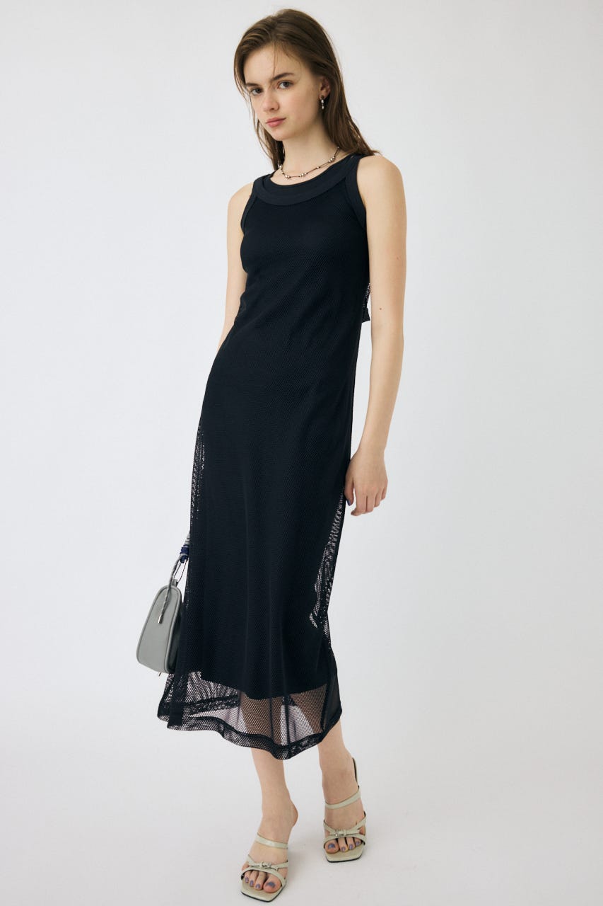 MOUSSY MESH LAYERED ワンピース セール】MESH LAYERED ドレス（ワンピース）｜MOUSSY（マウジー