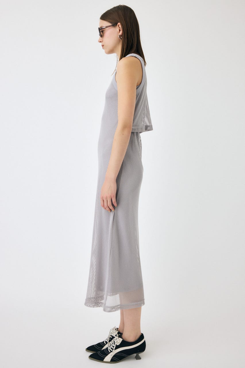MOUSSY | MESH LAYERED ドレス (ワンピース(ロング） ) |SHEL