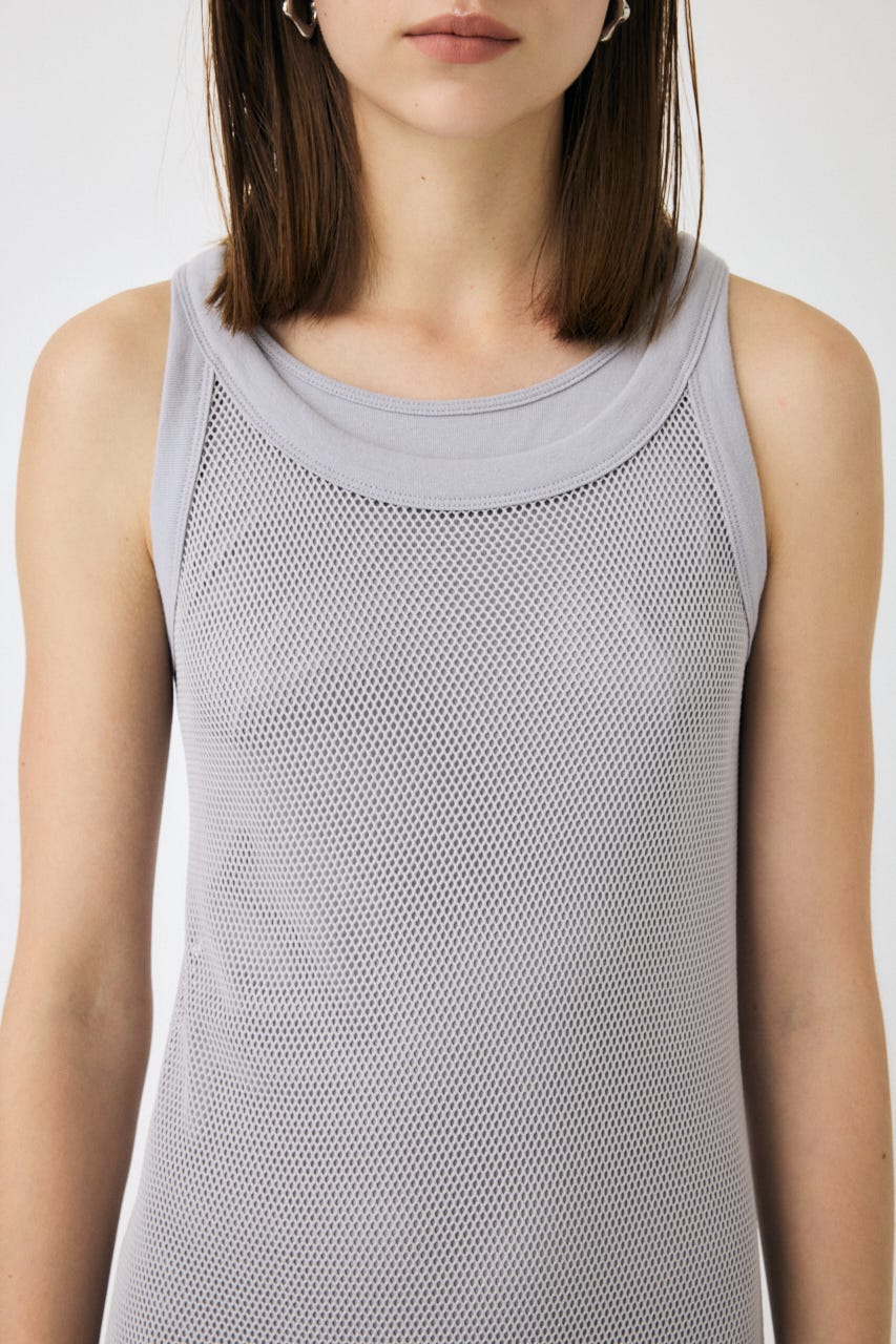 MOUSSY | MESH LAYERED ドレス (ワンピース(ロング） ) |SHEL