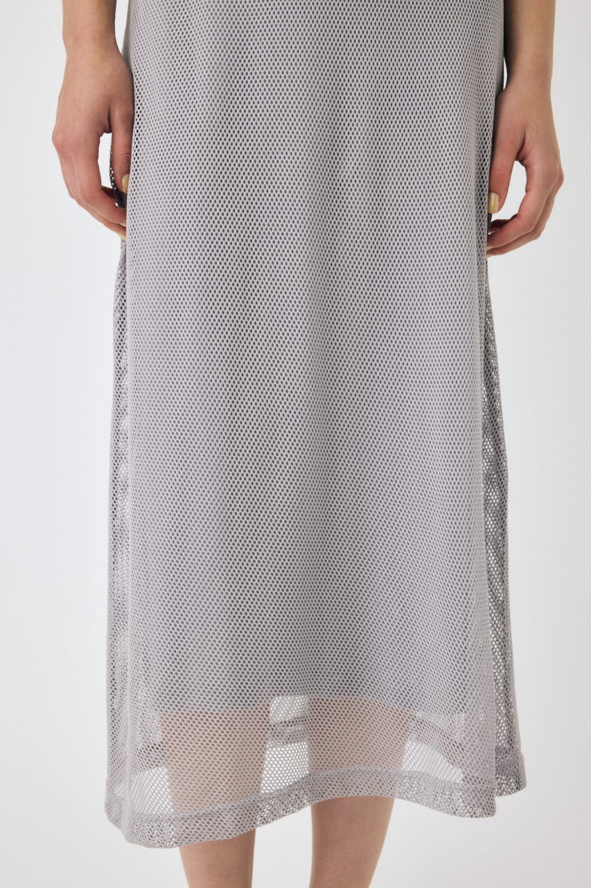 【typeservice】Layered Mesh Dress メッシュ ワンピース MOUSSY | MESH LAYERED ドレス (ワンピース(ロング） ) |SHEL