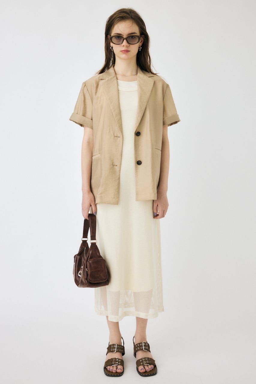 MOUSSY | MESH LAYERED ドレス (ワンピース(ロング） ) |SHEL