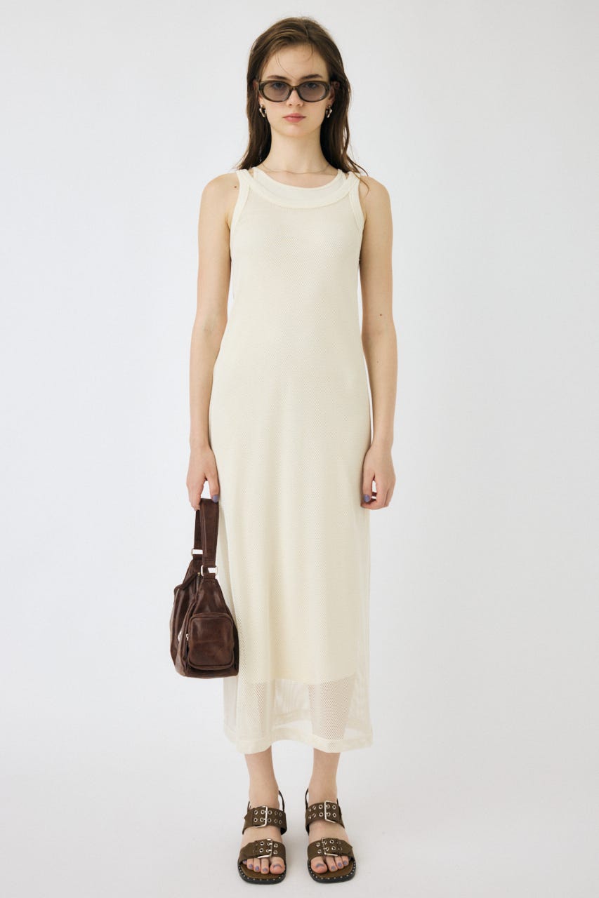 MOUSSY MESH LAYERED ワンピース MOUSSY | MESH LAYERED ドレス (ワンピース(ロング） ) |SHEL