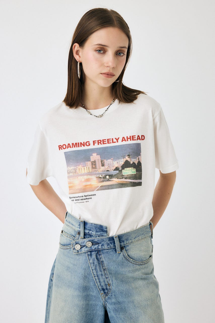 MOUSSY | 1976 NOSTALGC フォト TEE (Tシャツ・カットソー(半袖