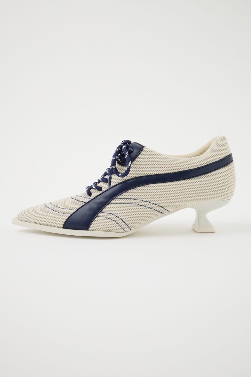 MESH KICKS パンプス O/WHT S
