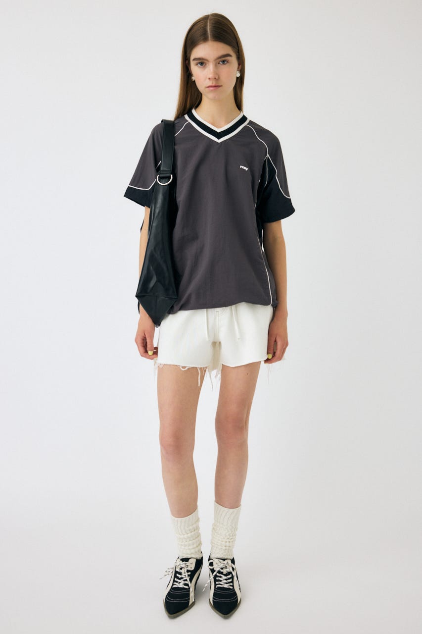 MOUSSY | PIPING OVER トップス (Tシャツ・カットソー(半袖