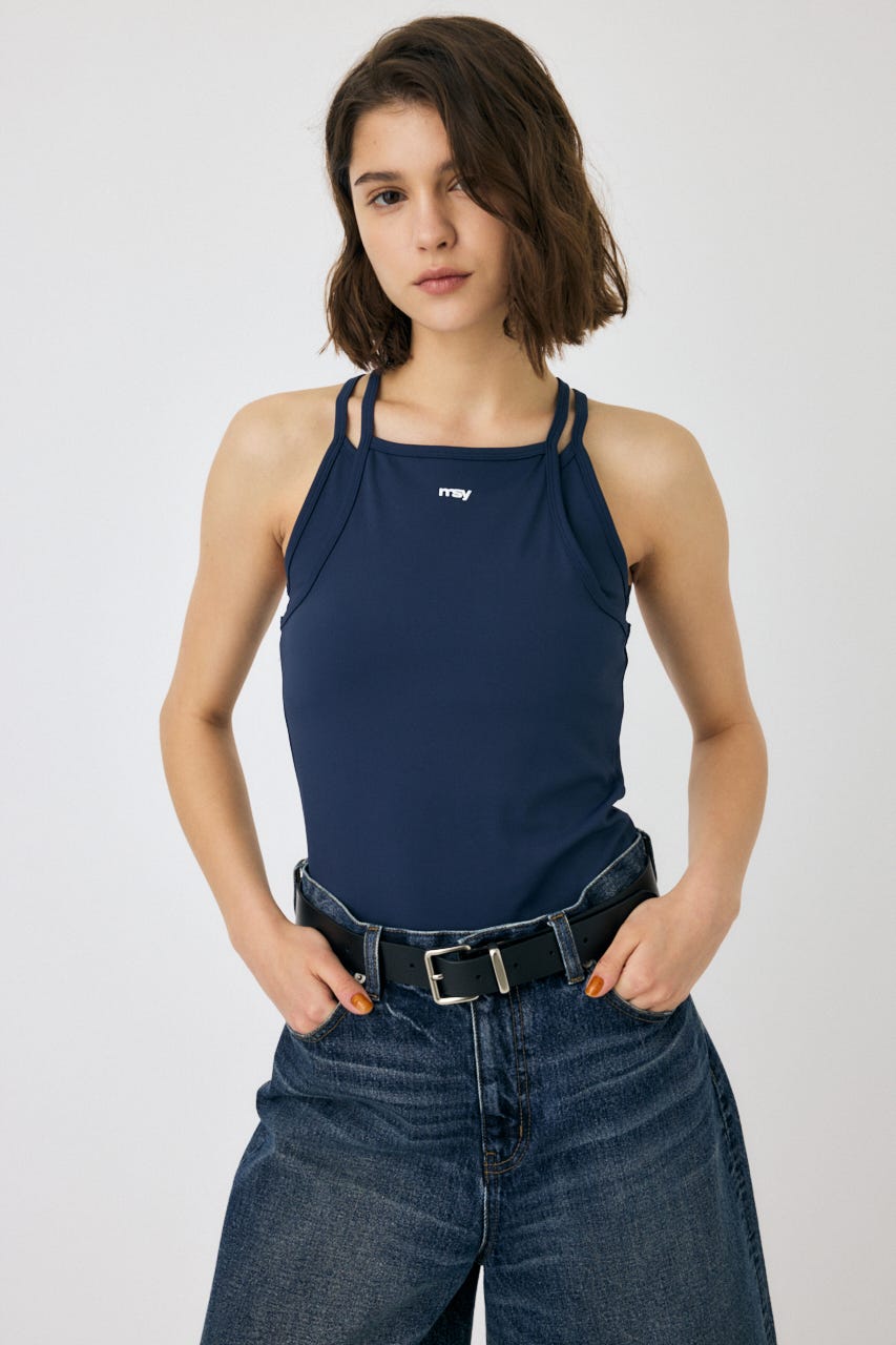 即日発送　moussy BLACKEYEPATCHキャミソール MOUSSY | LAYERED キャミソール (キャミソール ) |SHEL'TTER