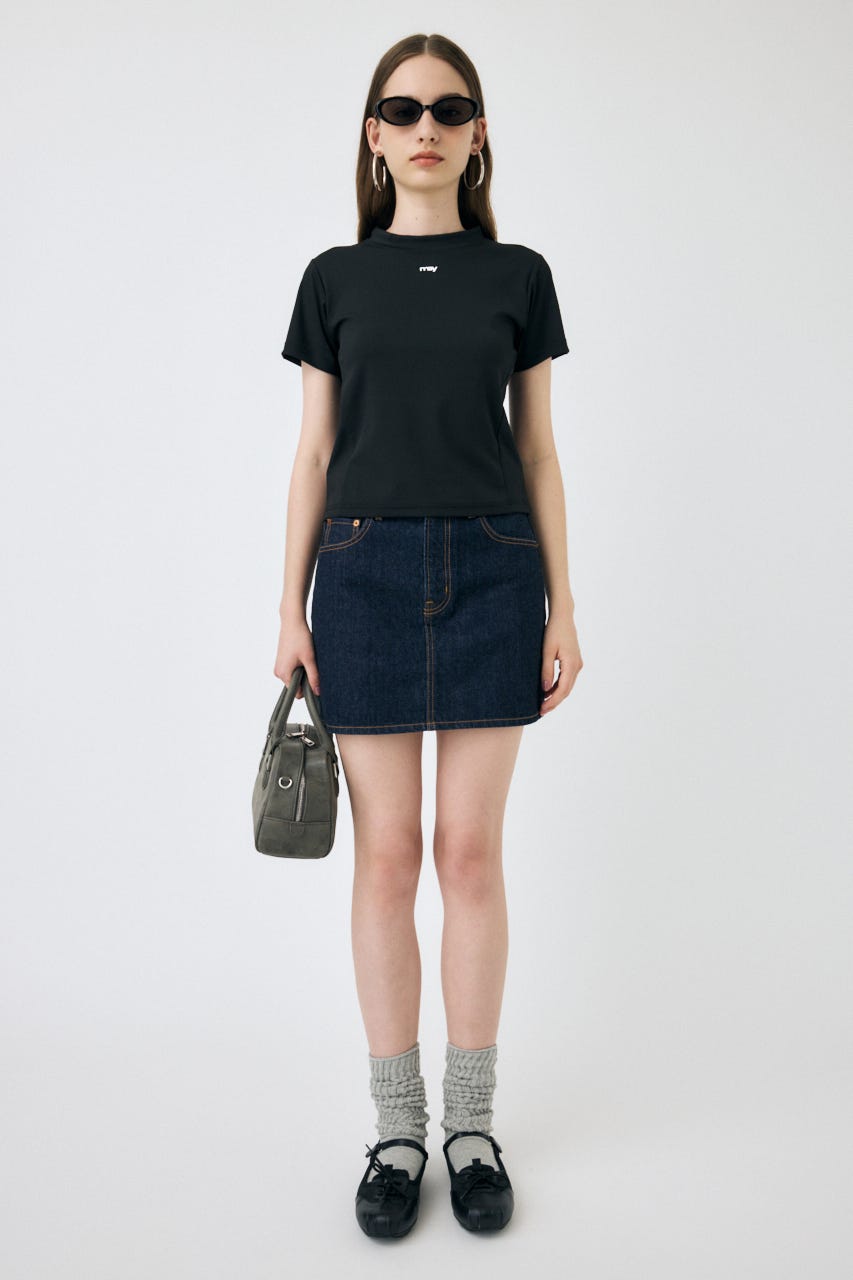 BASIC タイニー TEE BLK FREE